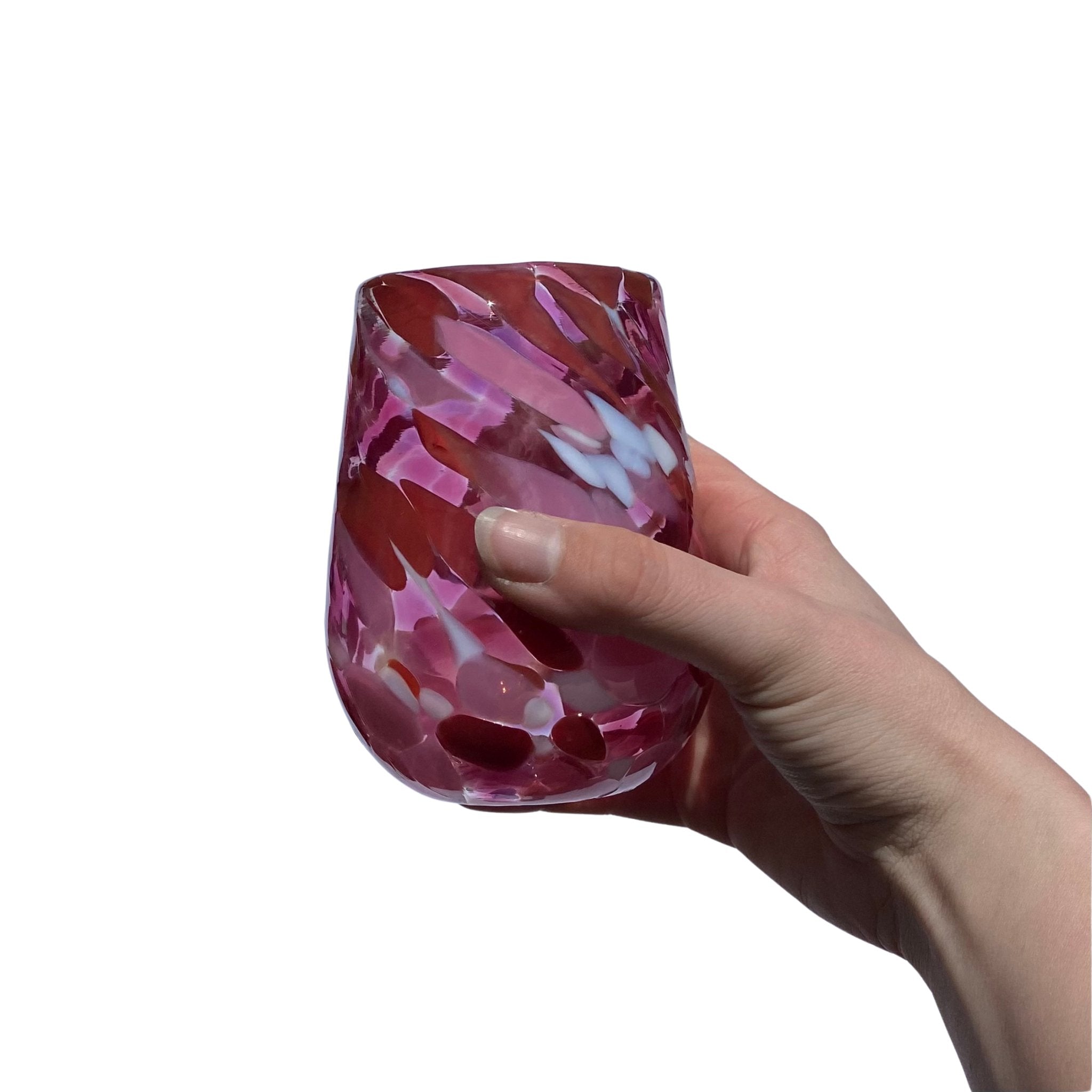 Matthew Hall - Hand Blown Glass Love Day Tumbler - The Flower Crate