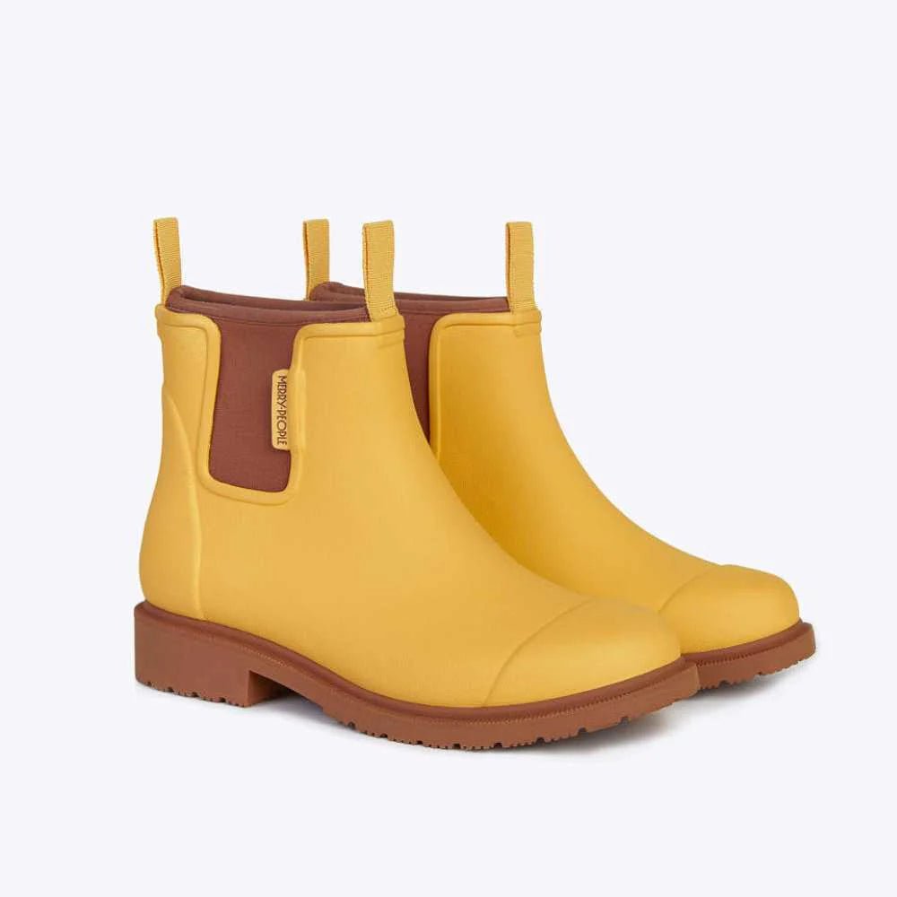 Merry People Bobbi Boot - Sunflower Yellow - The Flower Crate