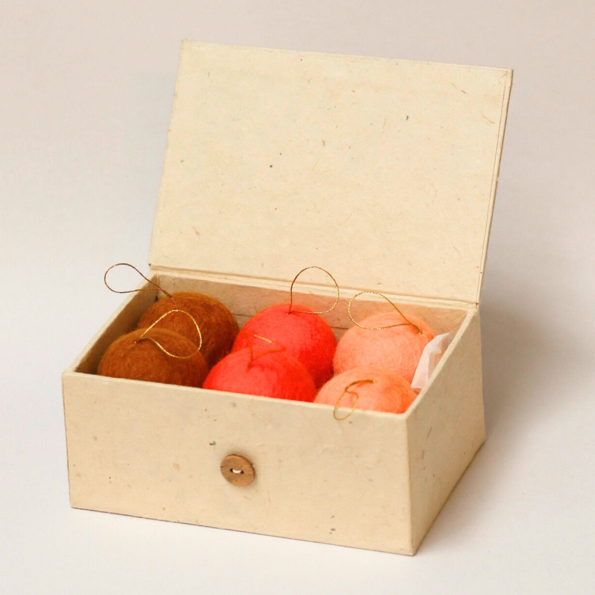 Muskhane - 6 Christmas Hanging Ornaments, Harmony Blush - The Flower Crate