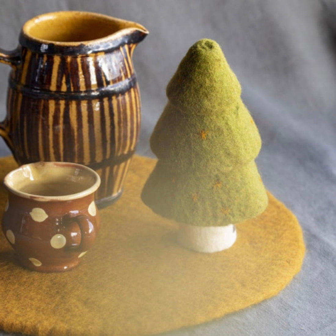 Muskhane - Felt Christmas Trees, Small - The Flower Crate