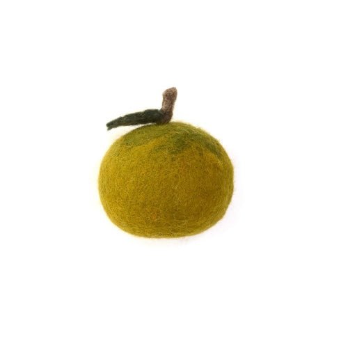 Muskhane - Hanging Felt Apple Decoration - The Flower Crate