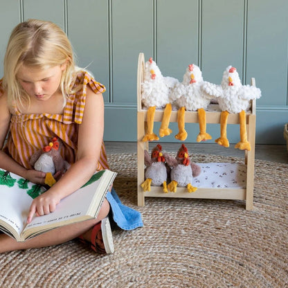 Nana Huchy - Charlie the Chicken Rattle - The Flower Crate