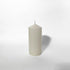 National Candles - Medium Pillar, Cream - The Flower Crate