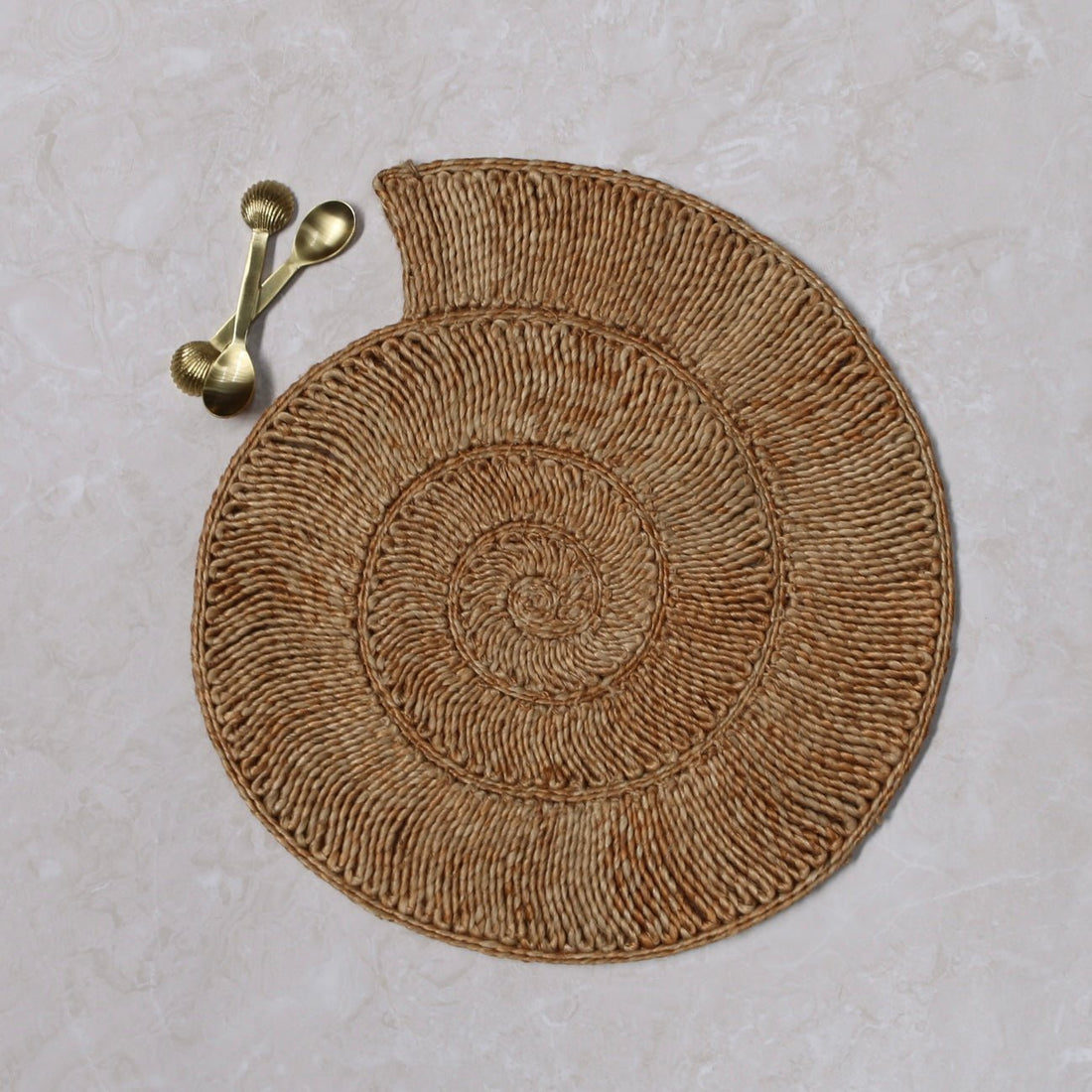 Nautilus Jute Placemat - The Flower Crate