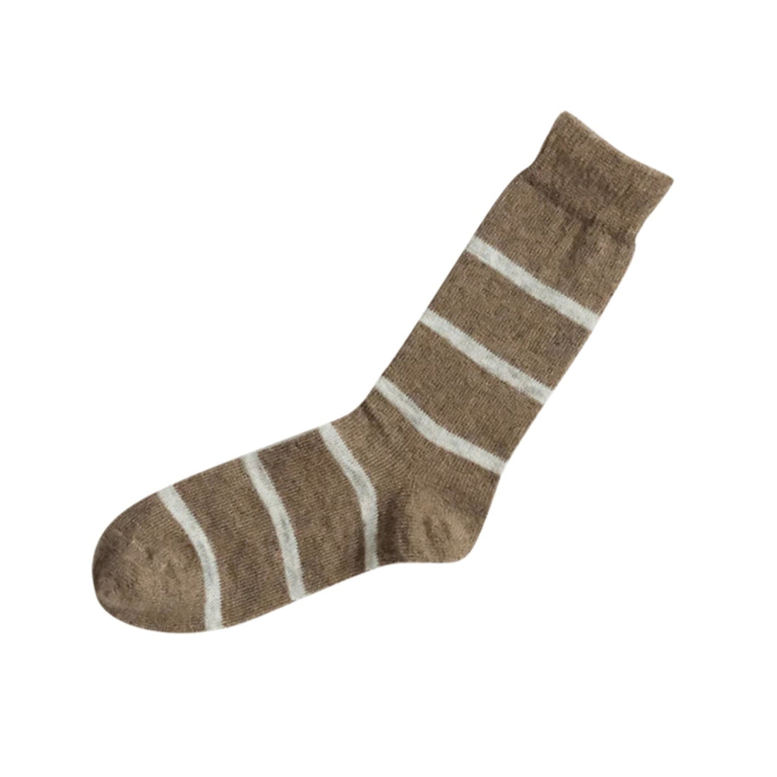 Nishiguchi Kutsushita Socks - Oslo, Mocha Beige - The Flower Crate