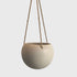 Orbit Hanging Planter, Large Oatmeal - The Flower Crate