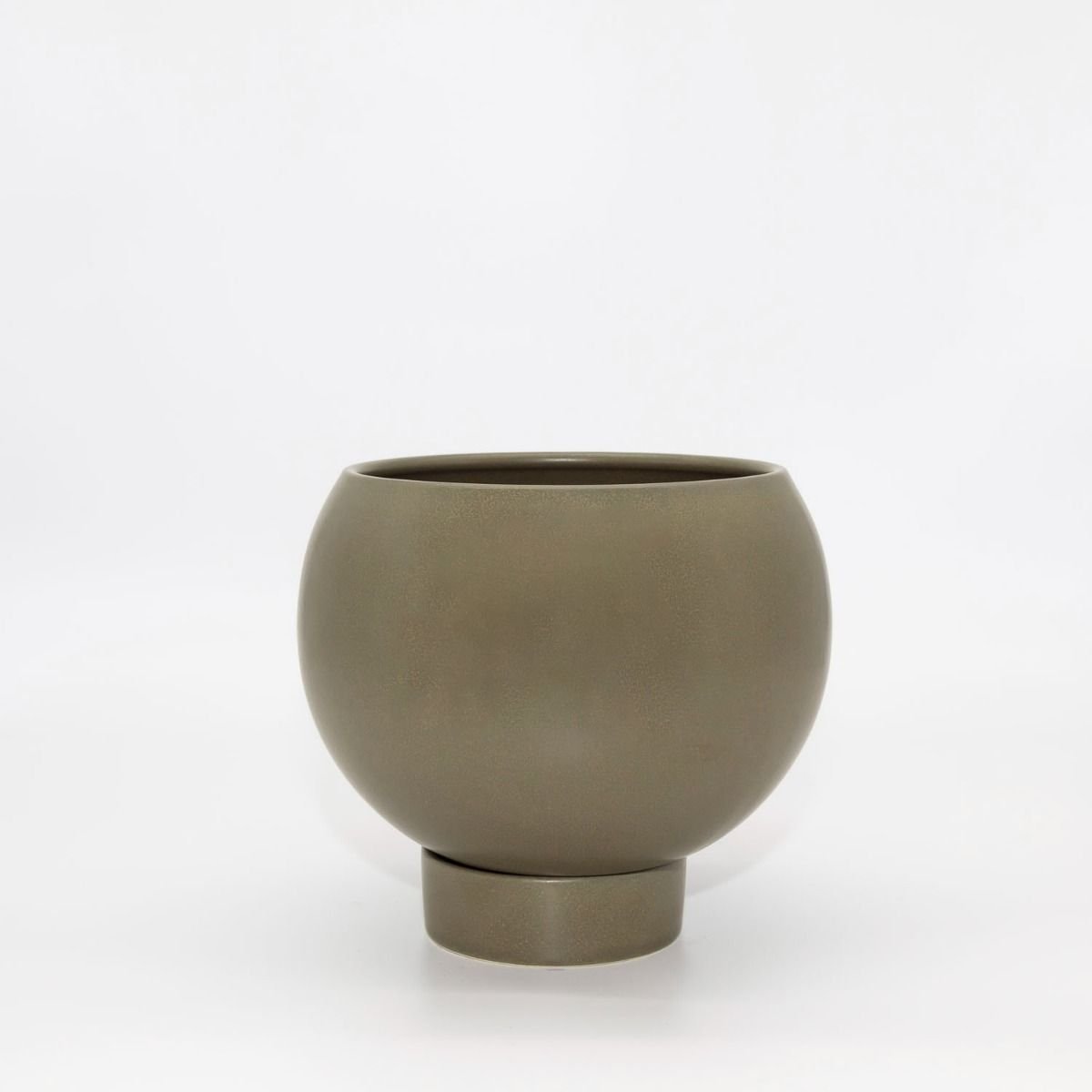 Orbit Plant Pot, Medium Jade - The Flower Crate