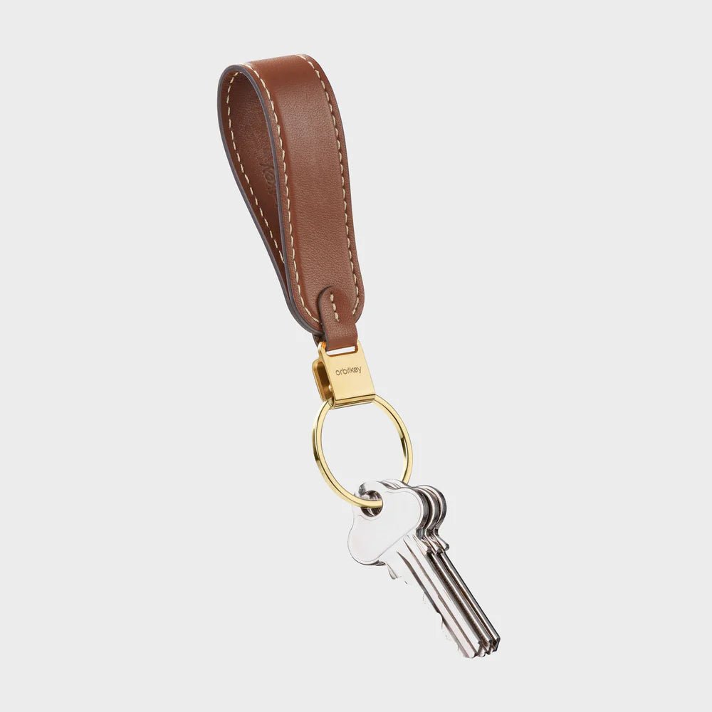 Orbitkey - Loop Keychain, Caramel - The Flower Crate