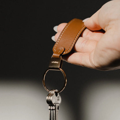 Orbitkey - Loop Keychain, Caramel - The Flower Crate