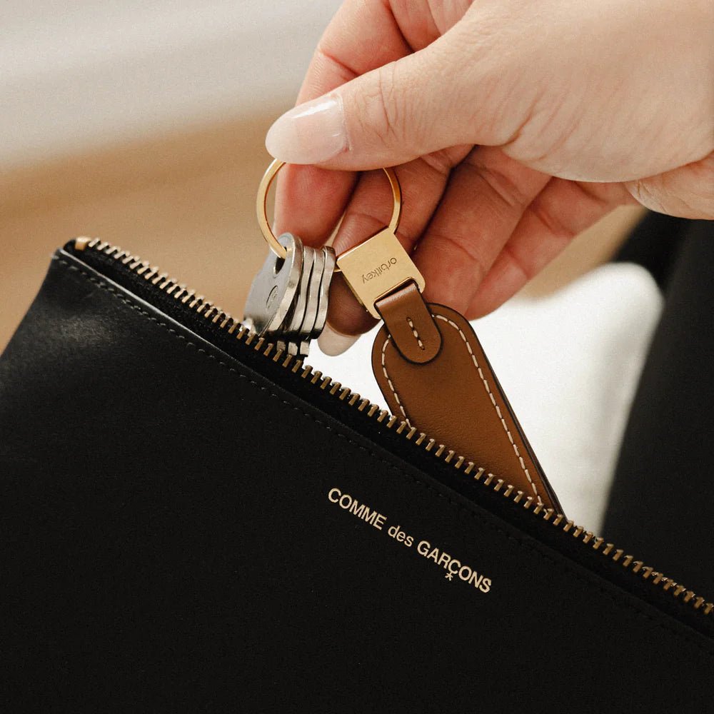 Orbitkey - Loop Keychain, Caramel - The Flower Crate