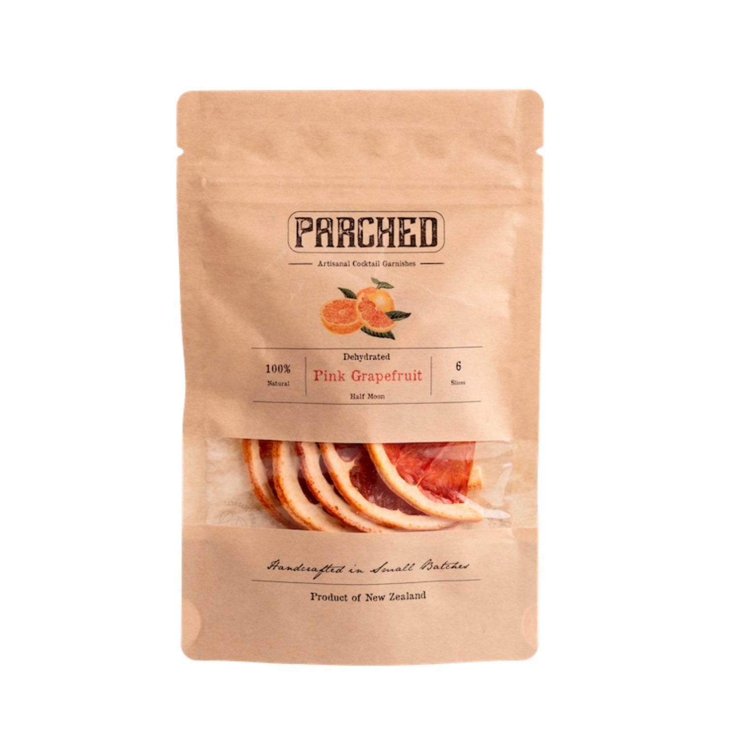 Parched - Dehydrated Pink Grapefruit Slices - The Flower Crate