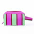 Parisian Cool - Recycled Plastic Toiletry Bag, Purple & Raspberry - The Flower Crate