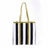 Parisian Cool - Recycled Plastic Tote Bag, Cream & Black - The Flower Crate