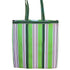 Parisian Cool - Recycled Plastic Tote Bag, Green - The Flower Crate