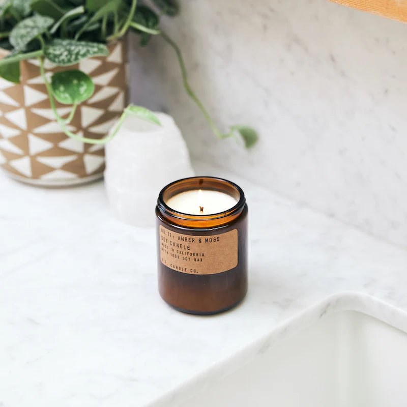 P.F Candle Co - Amber Moss - The Flower Crate