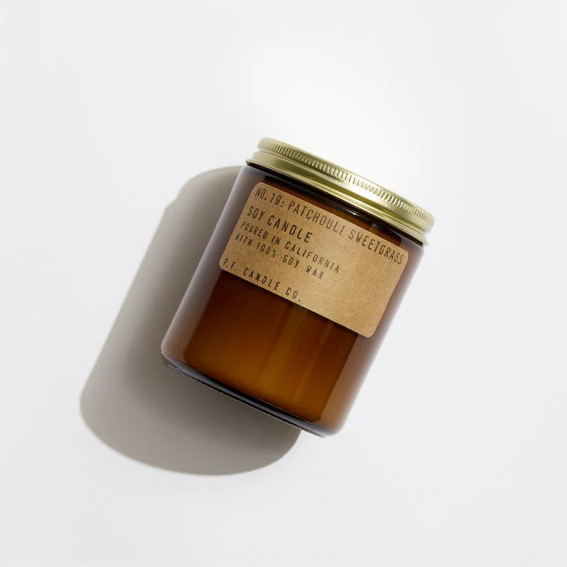 P.F Candle Co - Patchuli Sweetgrass - The Flower Crate
