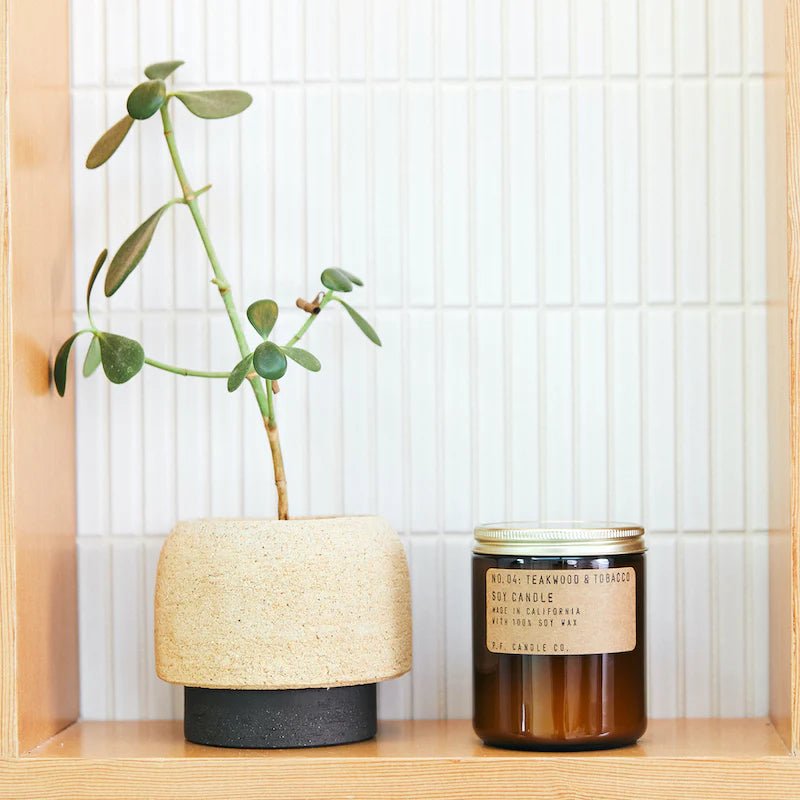 P.F Candle Co - Teakwood &amp; Tobacco - The Flower Crate