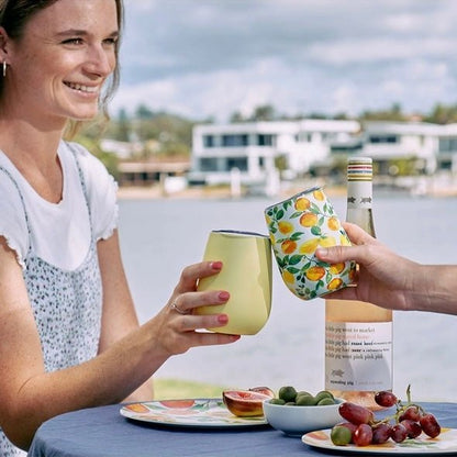 Portable Double Insulated Wine Tumbler - The Flower Crate