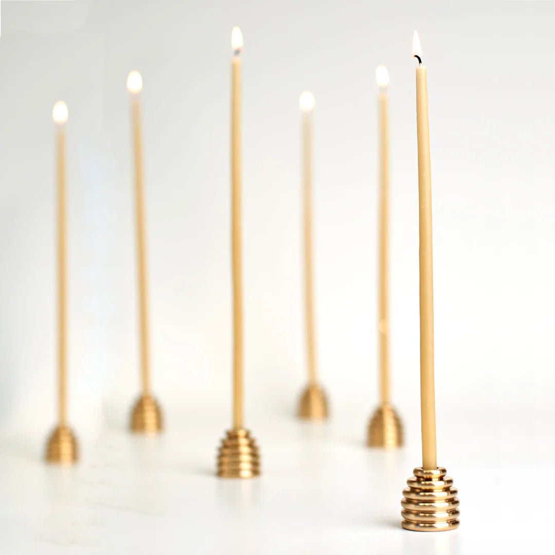 Queen B - 10 Bee Light Tapered Candles - The Flower Crate