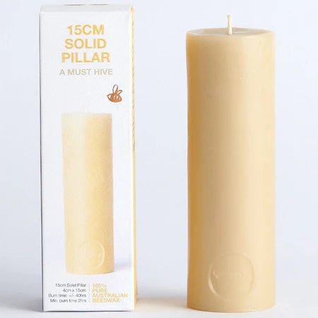 Queen B - 15cm Pillar Candle - The Flower Crate