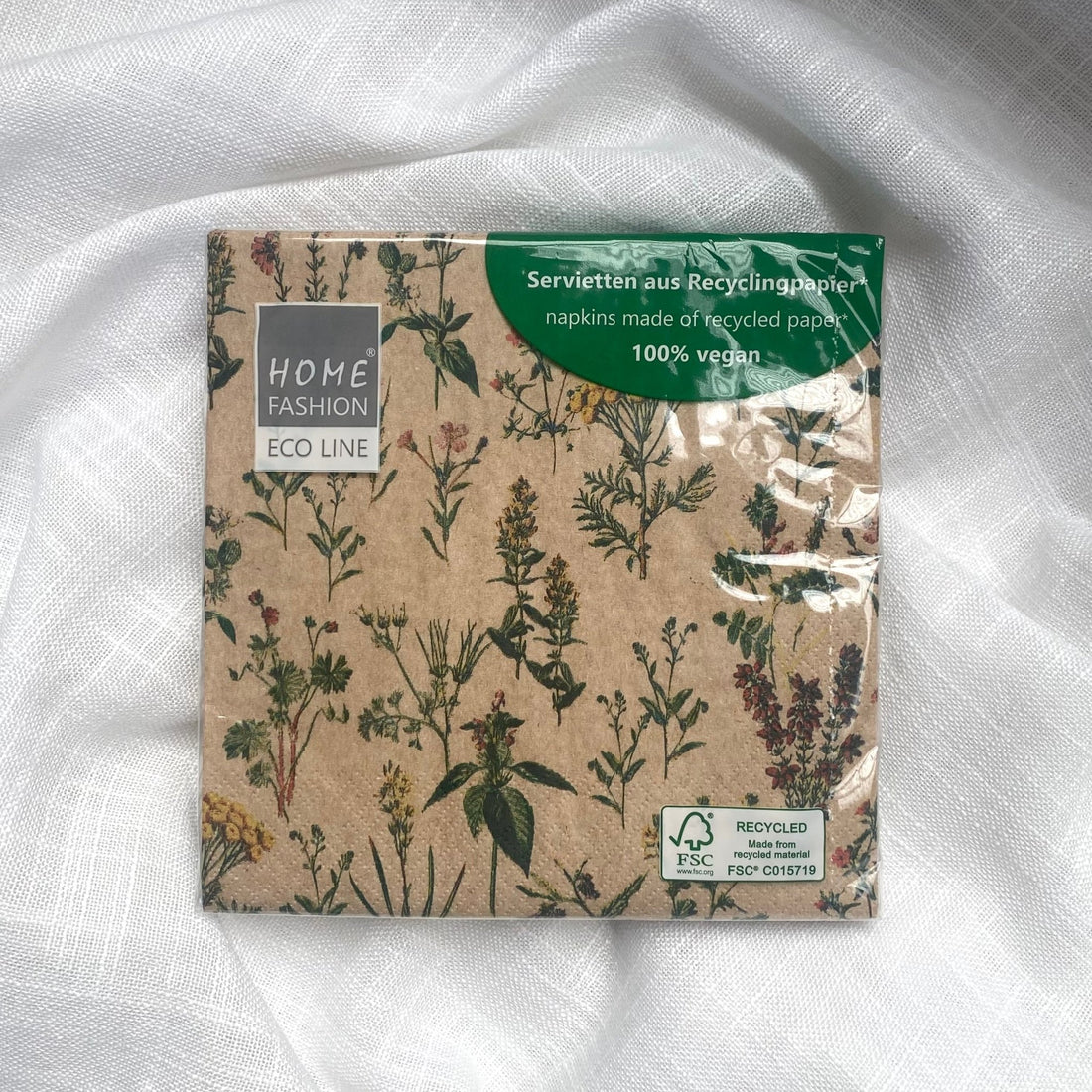 Recycled Paper Napkins - Herbal Meadow - The Flower Crate