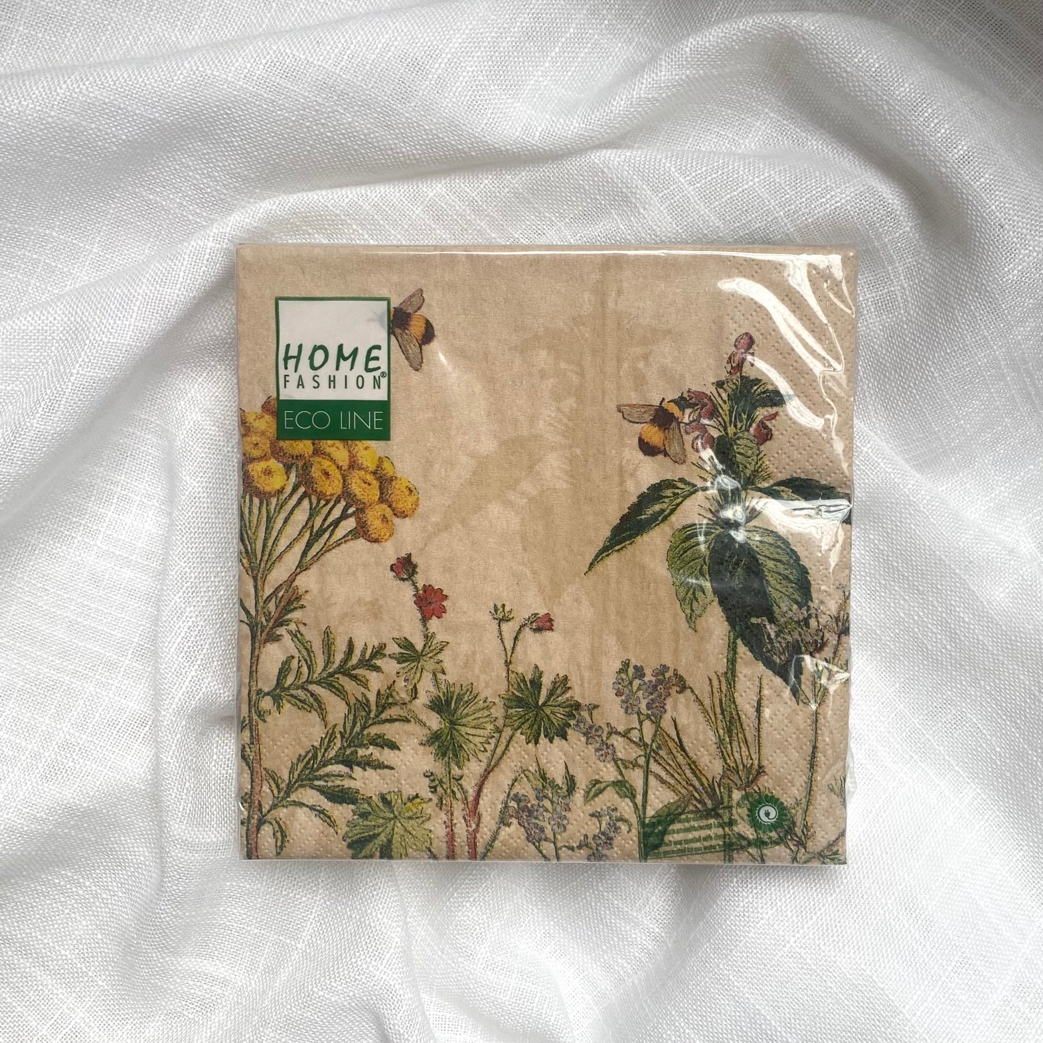 Recycled Paper Napkins - Wild Flowers - The Flower Crate