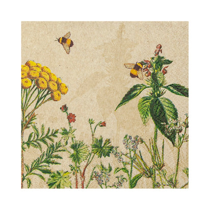 Recycled Paper Napkins - Wild Flowers - The Flower Crate