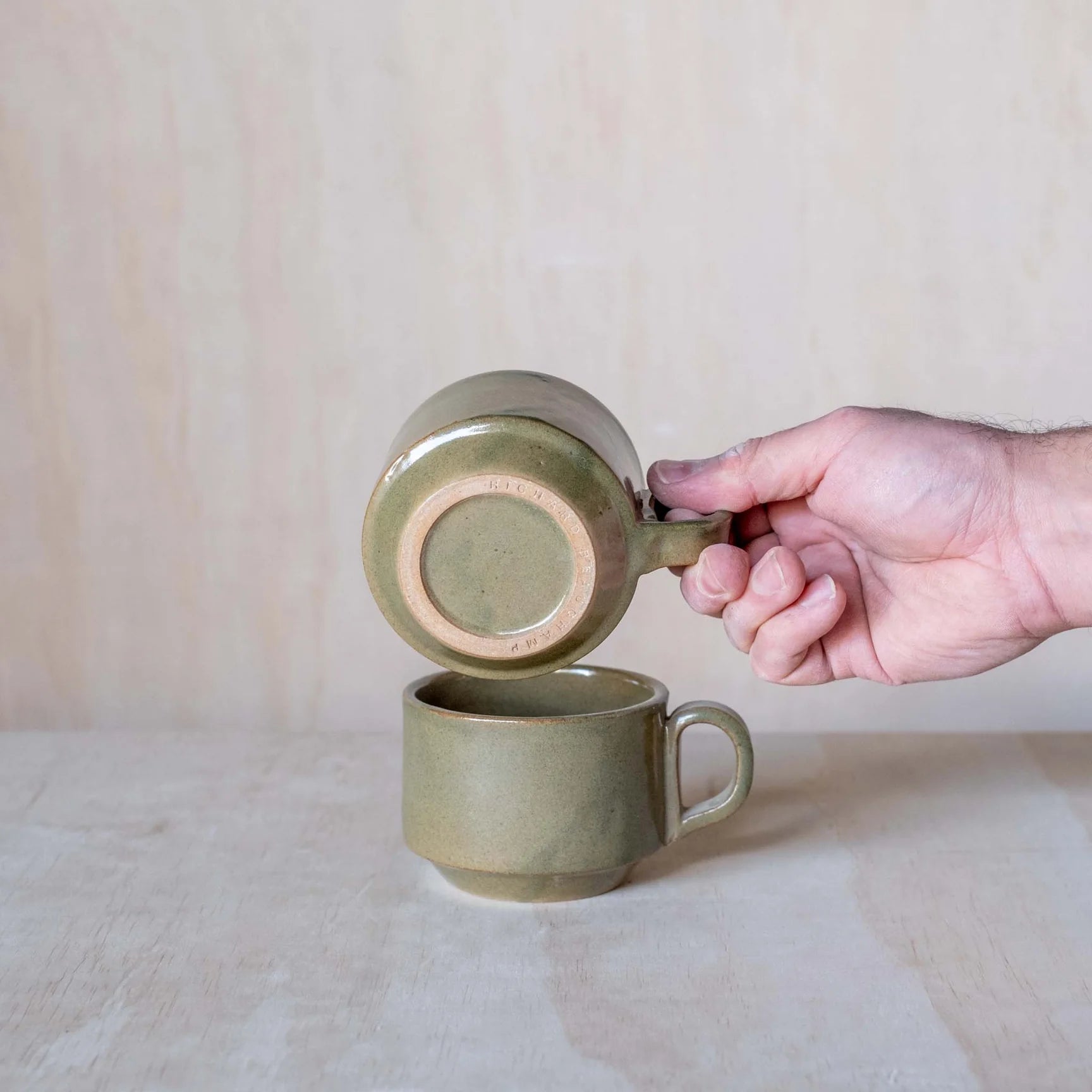 Richard Beauchamp - Large Stacking Ceramic Cup - The Flower Crate