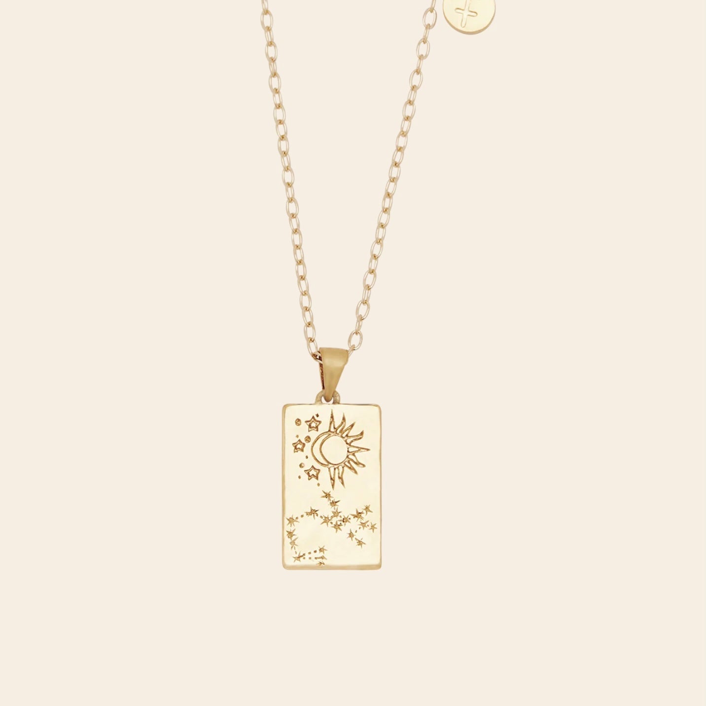 S - kin Studio, Sagittarius Zodiac Necklace - The Flower Crate