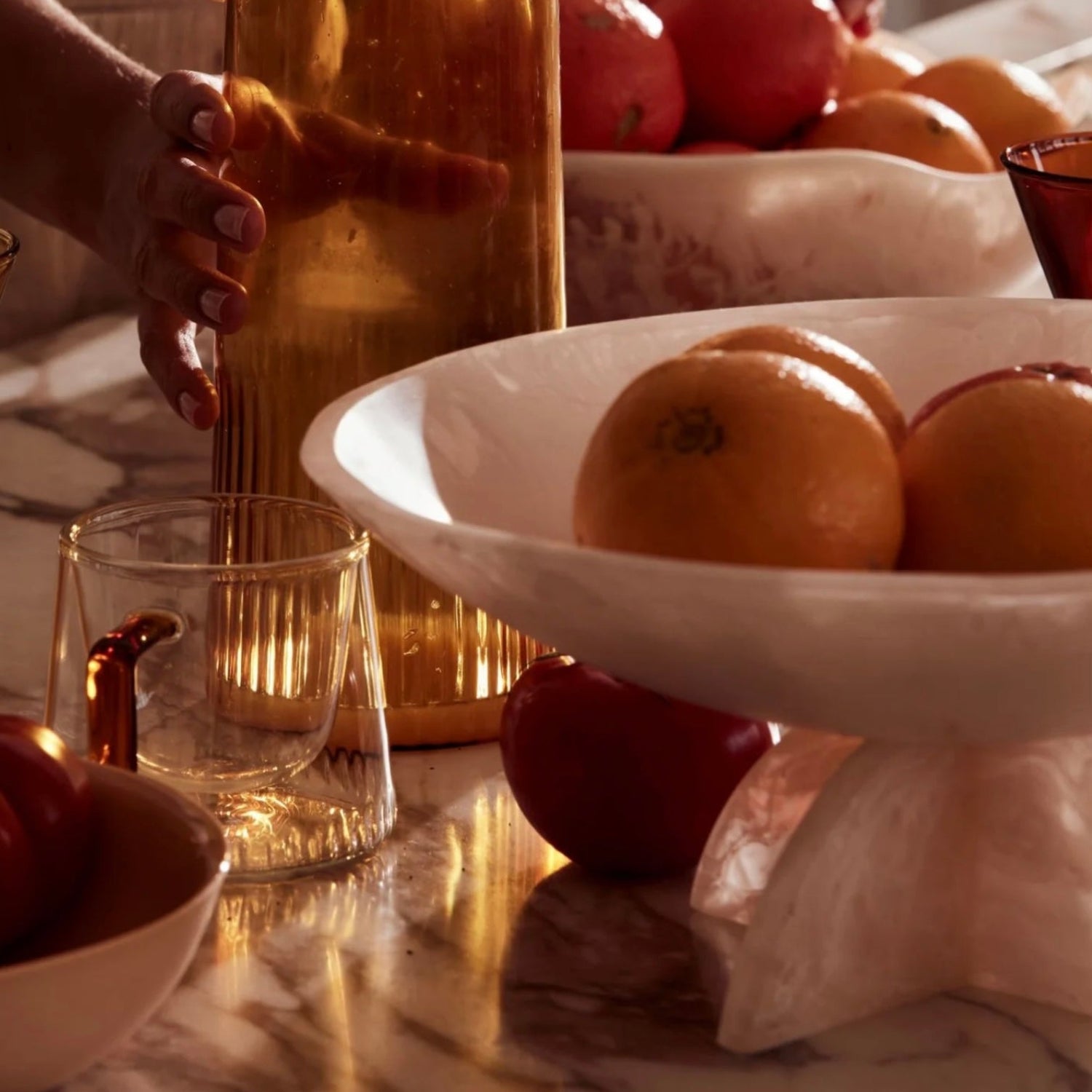 Saardé - Flow Resin Fruit Bowl - The Flower Crate