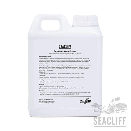 Seacliff Organics - Fermented Nettle Extract 1L - The Flower Crate