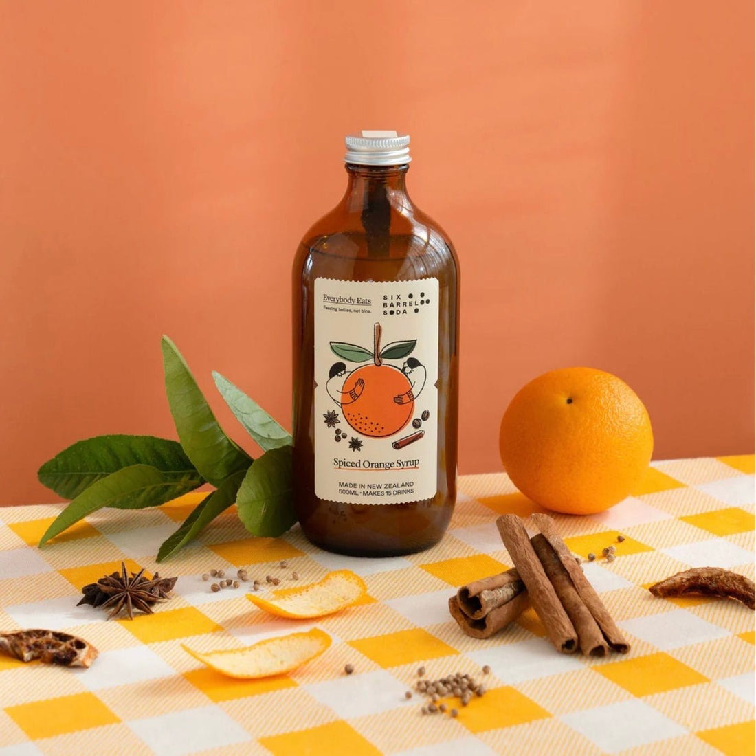 Six Barrel Soda - Spiced Orange Soda Soda Syrup - The Flower Crate