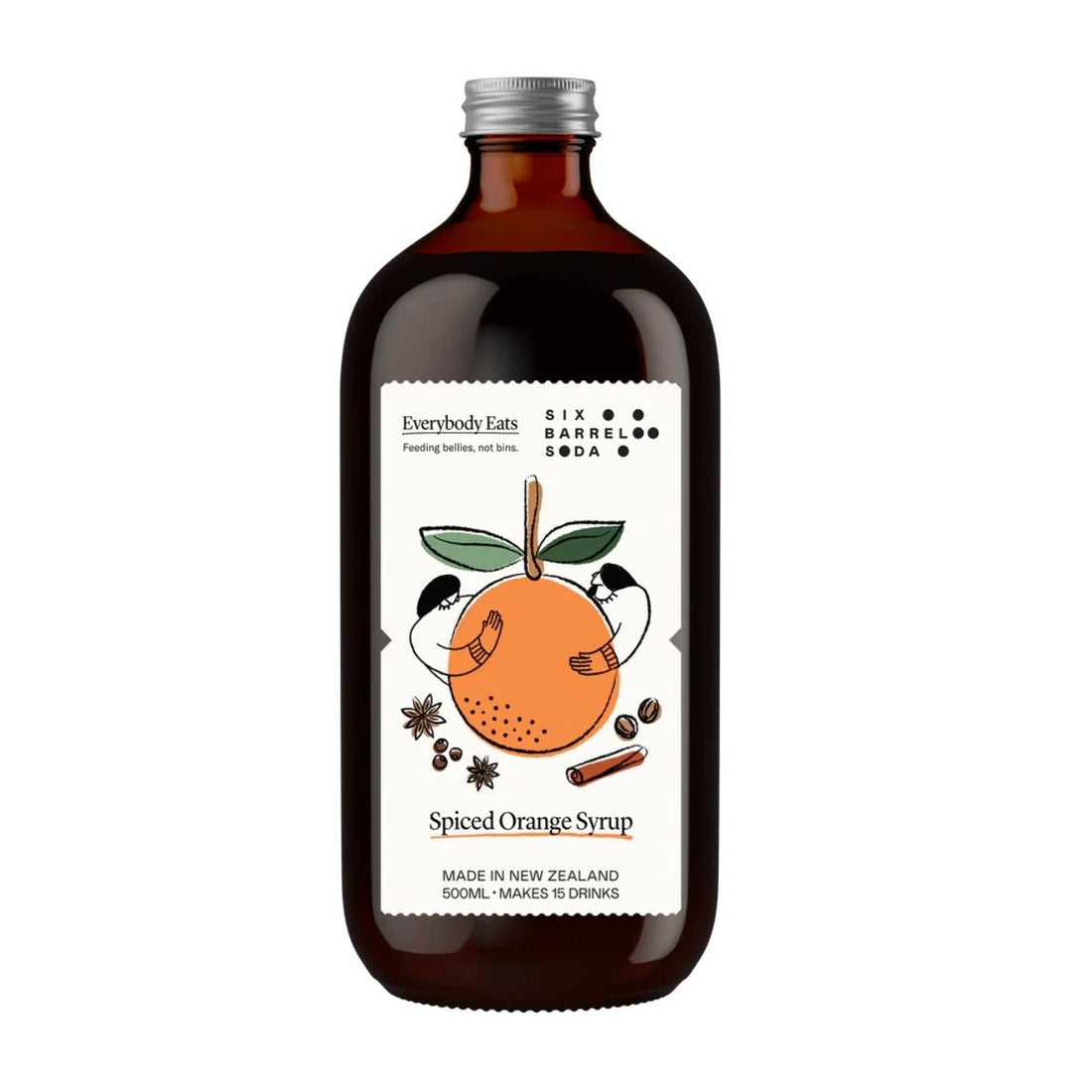 Six Barrel Soda - Spiced Orange Soda Soda Syrup - The Flower Crate