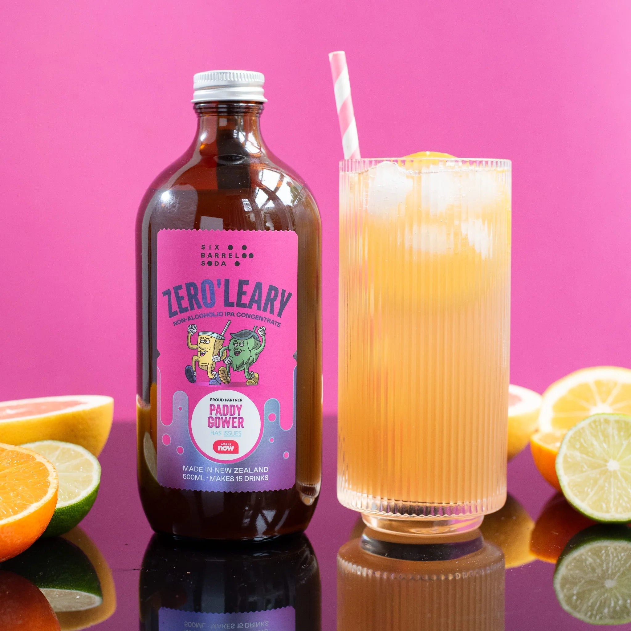 Six Barrel Soda - ZerO’Leary Non - Alcoholic IPA Concentrate - The Flower Crate