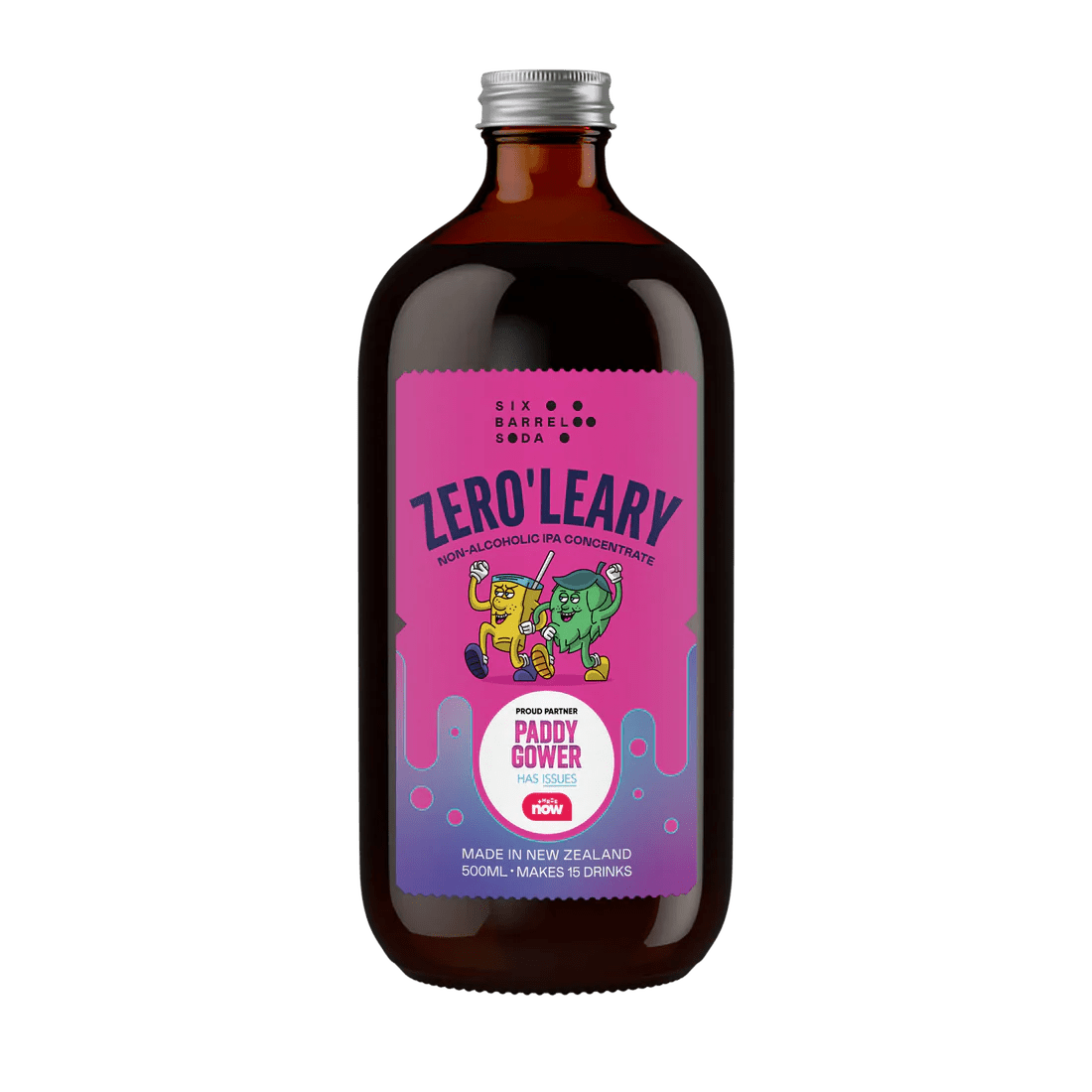 Six Barrel Soda - ZerO’Leary Non - Alcoholic IPA Concentrate - The Flower Crate