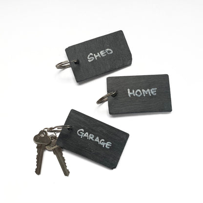 Slate Key Ring - The Flower Crate