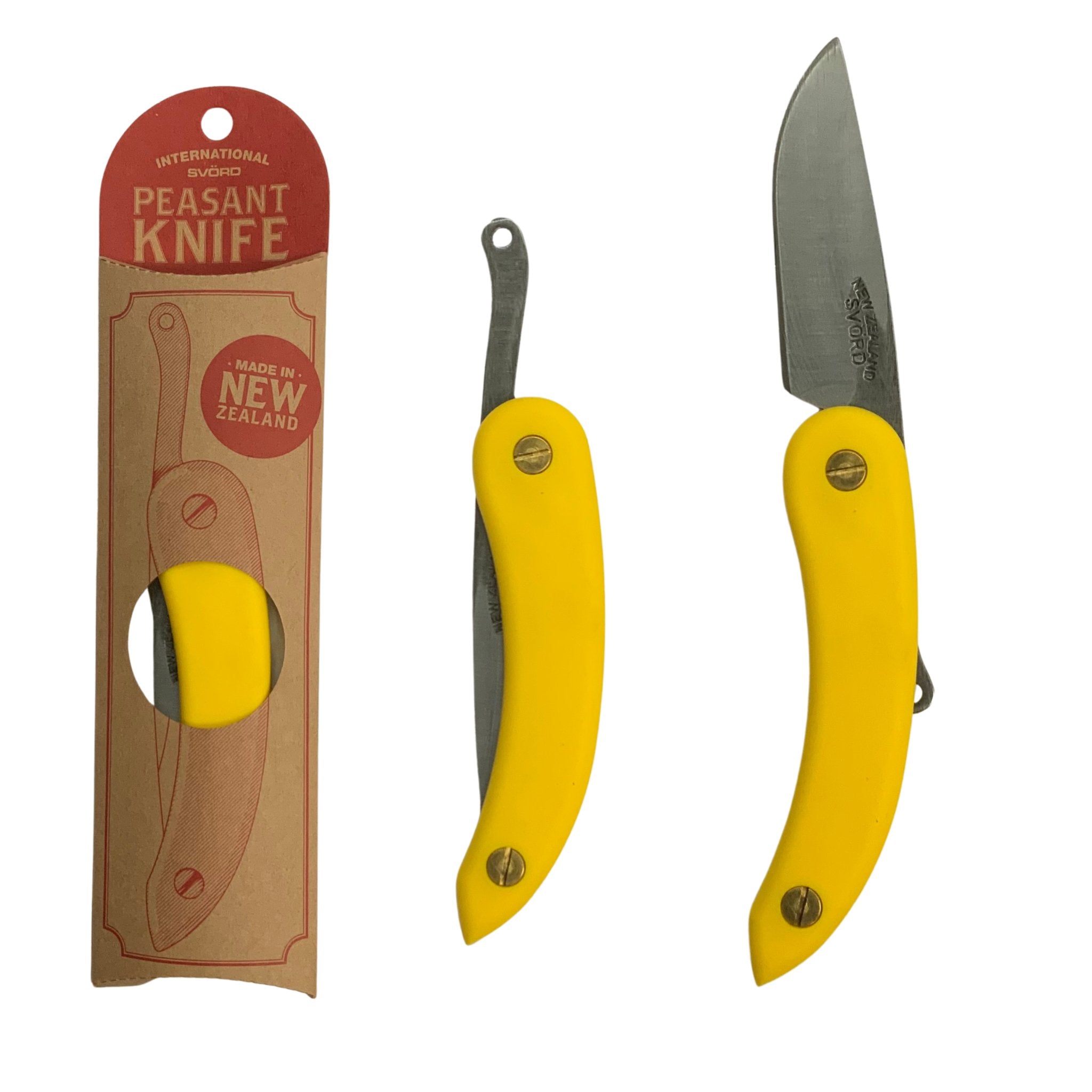 Svord Knives - 3” Peasant Knife, Yellow - The Flower Crate