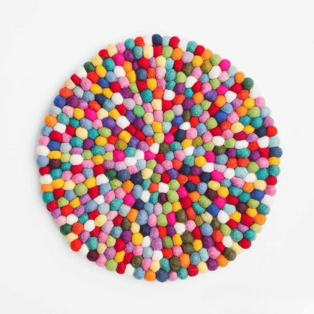 Tara Treasures - Colourful Felt Pot Trivet - The Flower Crate