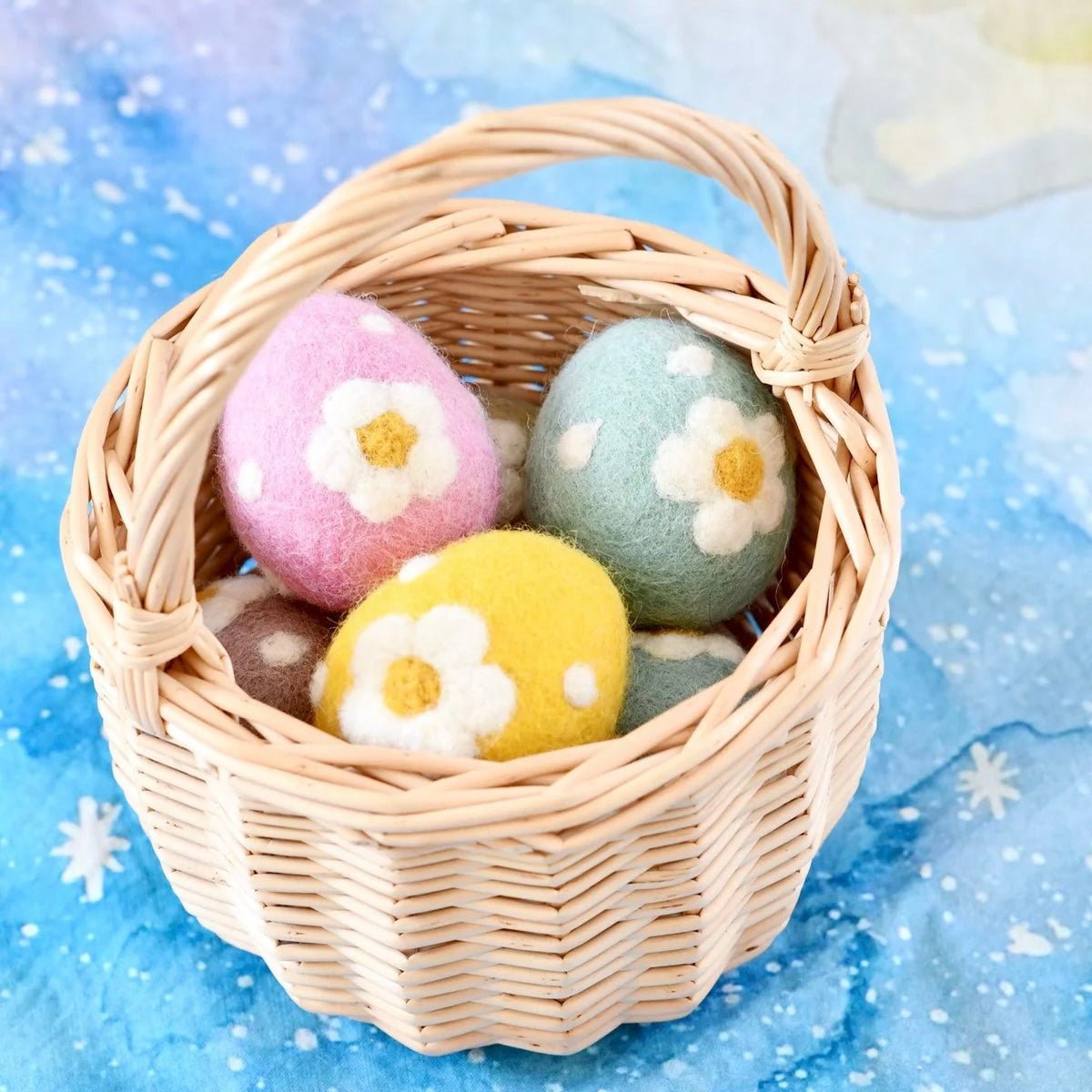 Tara Treasures - Floral Felt Egg - The Flower Crate