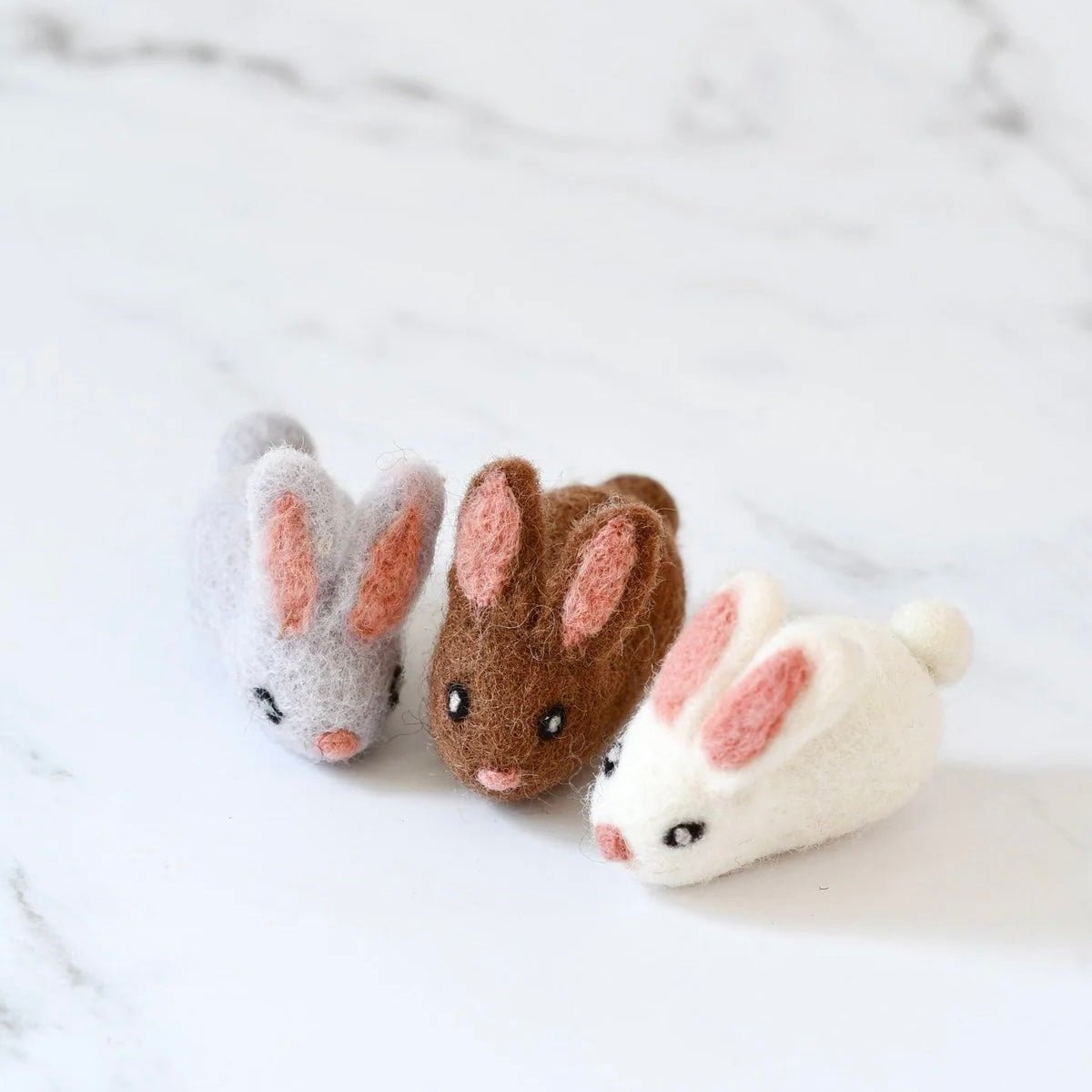 Tara Treasures - Mini Felt Rabbit - The Flower Crate