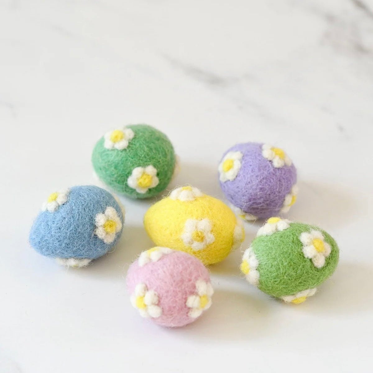 Tara Treasures - Mini Floral Felt Egg - The Flower Crate