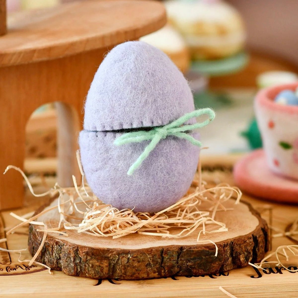 Tara Treasures - Surprise Felt Egg with Duck - The Flower Crate