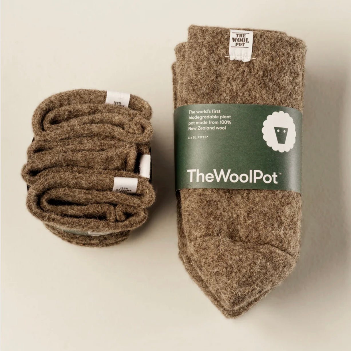 The Wool Pot - Medium Pack of 3 - The Flower Crate