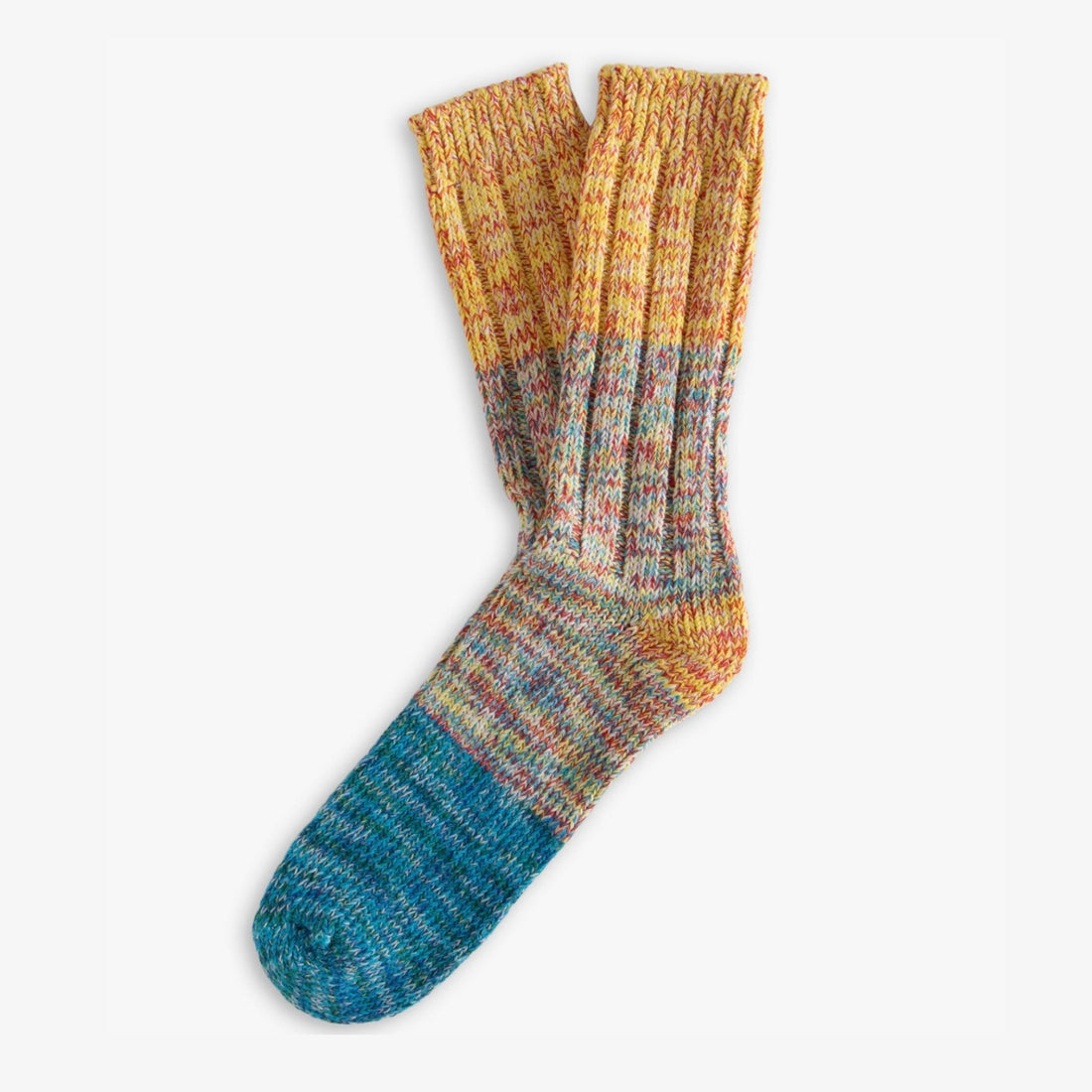 Thunders Love Socks - Charlie Collection, Blue &amp; Yellow - The Flower Crate