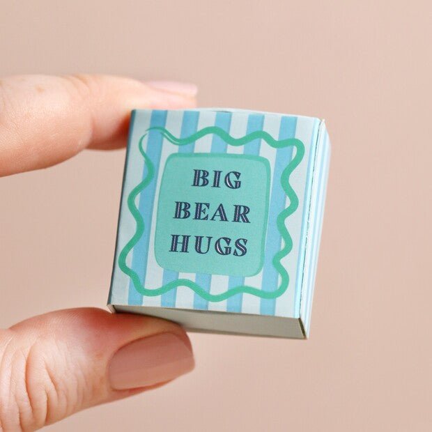 Tiny Matchbox Ceramic Bear Token - The Flower Crate