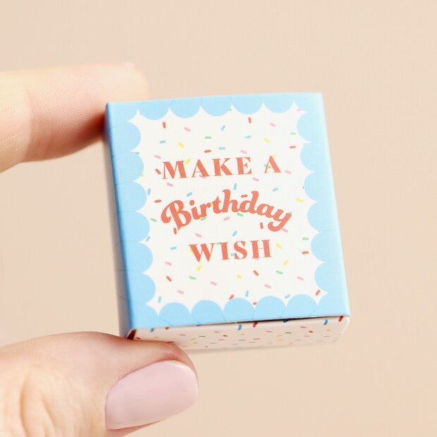 Tiny Matchbox Ceramic Birthday Cake Token - The Flower Crate