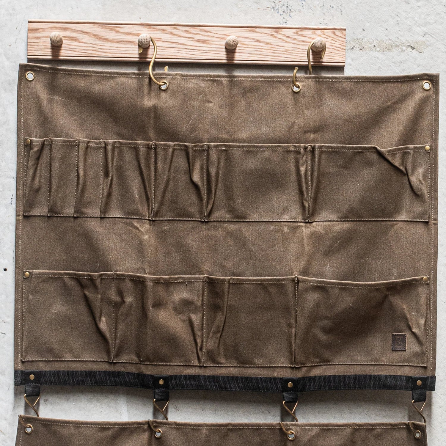 Waxed Canvas Utility Hanger - The Flower Crate