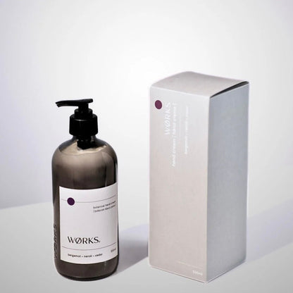 Works - Bergamot Hand Cream 500ml - The Flower Crate