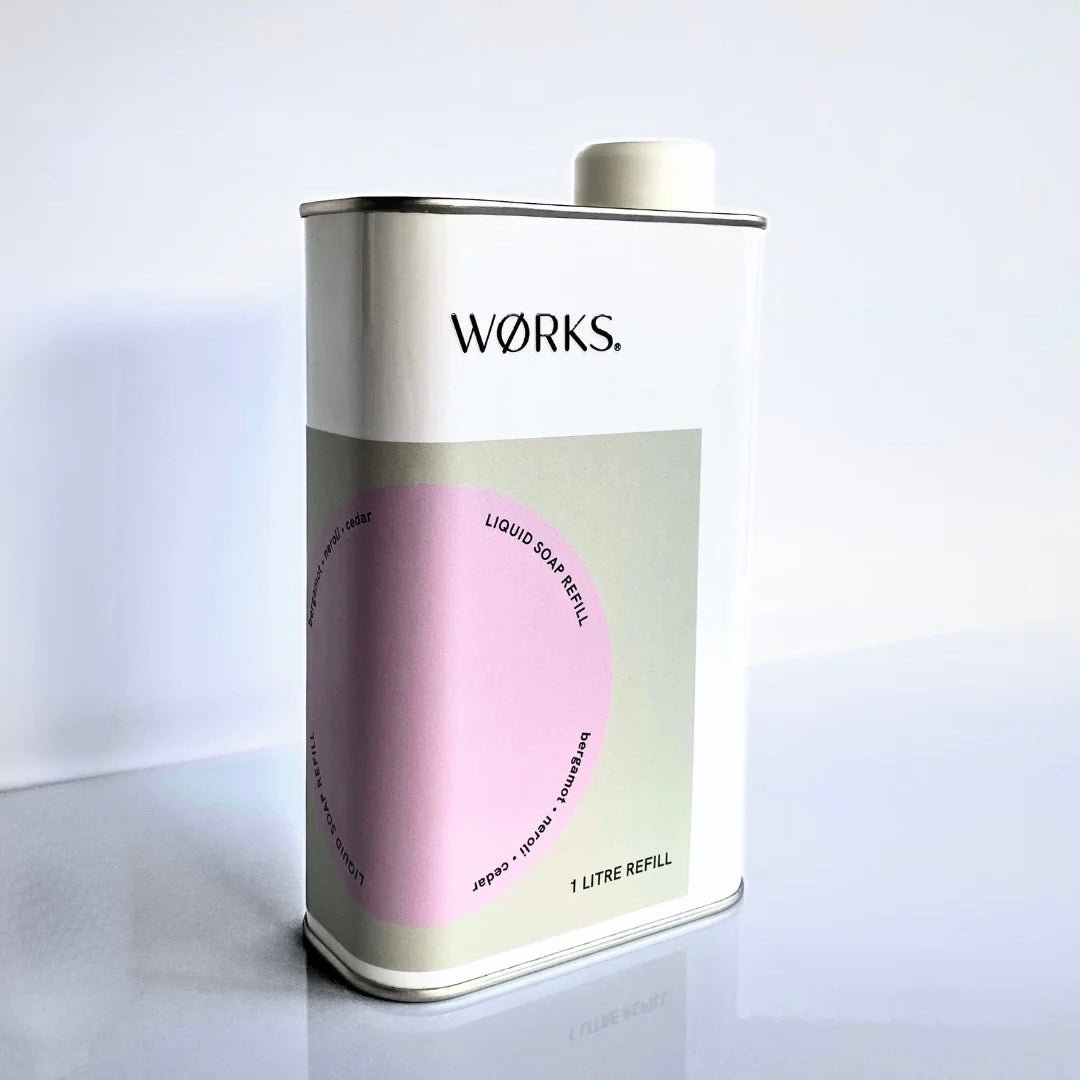 Wørks - Bergamot Hand Soap Refill 1L - The Flower Crate