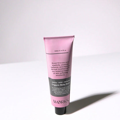 Wørks - Peony Body Balm Tube 120ml - The Flower Crate